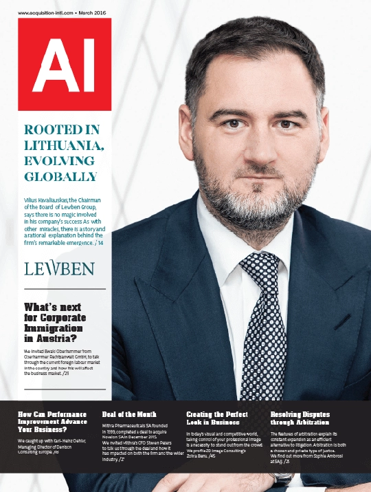 Magazine Cover - AI March 2016 Europe