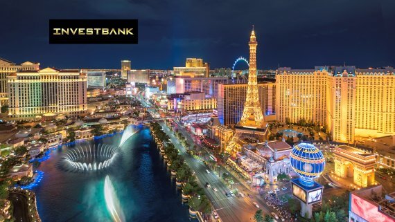 Las Vegas including the InvestBank Logo