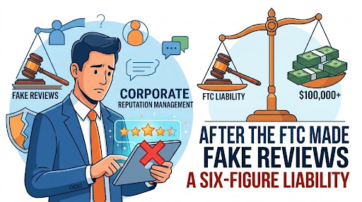 Corporate Reputation Management After the FTC Made Fake Reviews a Six-Figure Liability