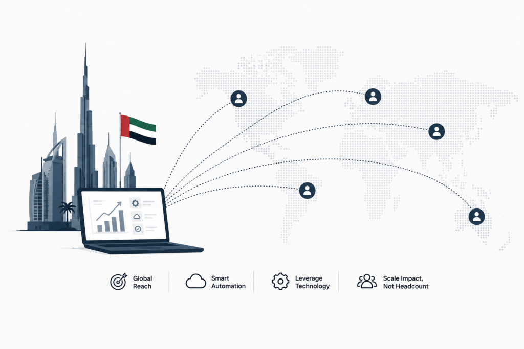 How Every UAE Technology Business Can Scale Globally Without Scaling Headcount