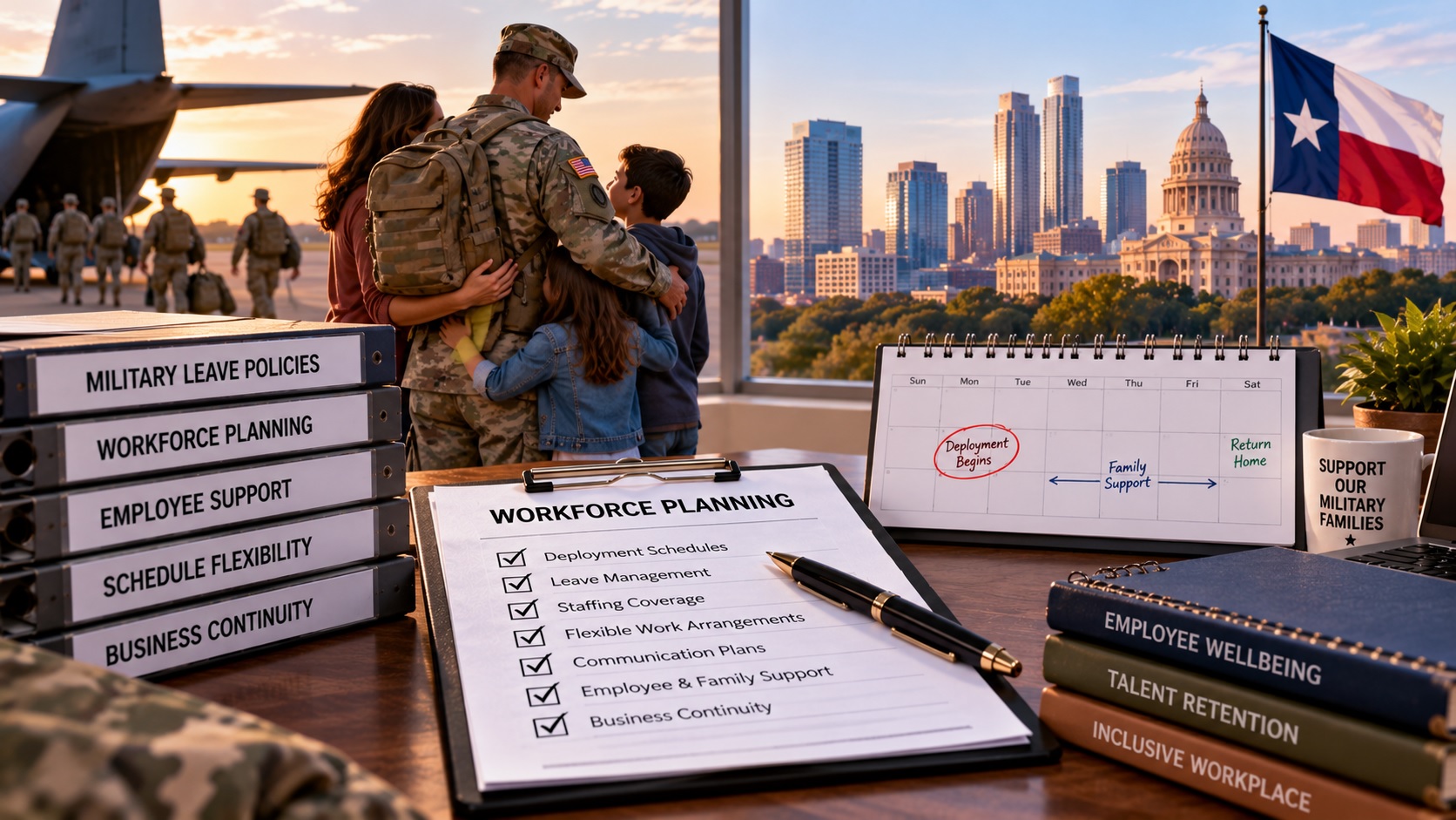 Article Image - When Deployment Changes the Family Calendar: Workforce Planning for Texas Businesses Employing Military Parents