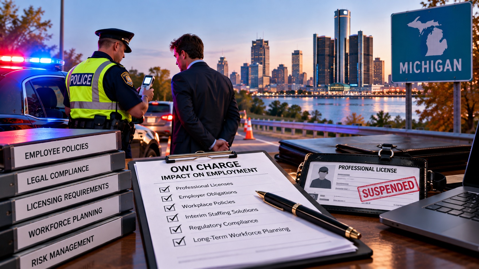 Article Image - When an OWI Charge Threatens a Professional Credential: A Michigan Employer’s Guide to Workforce Continuity
