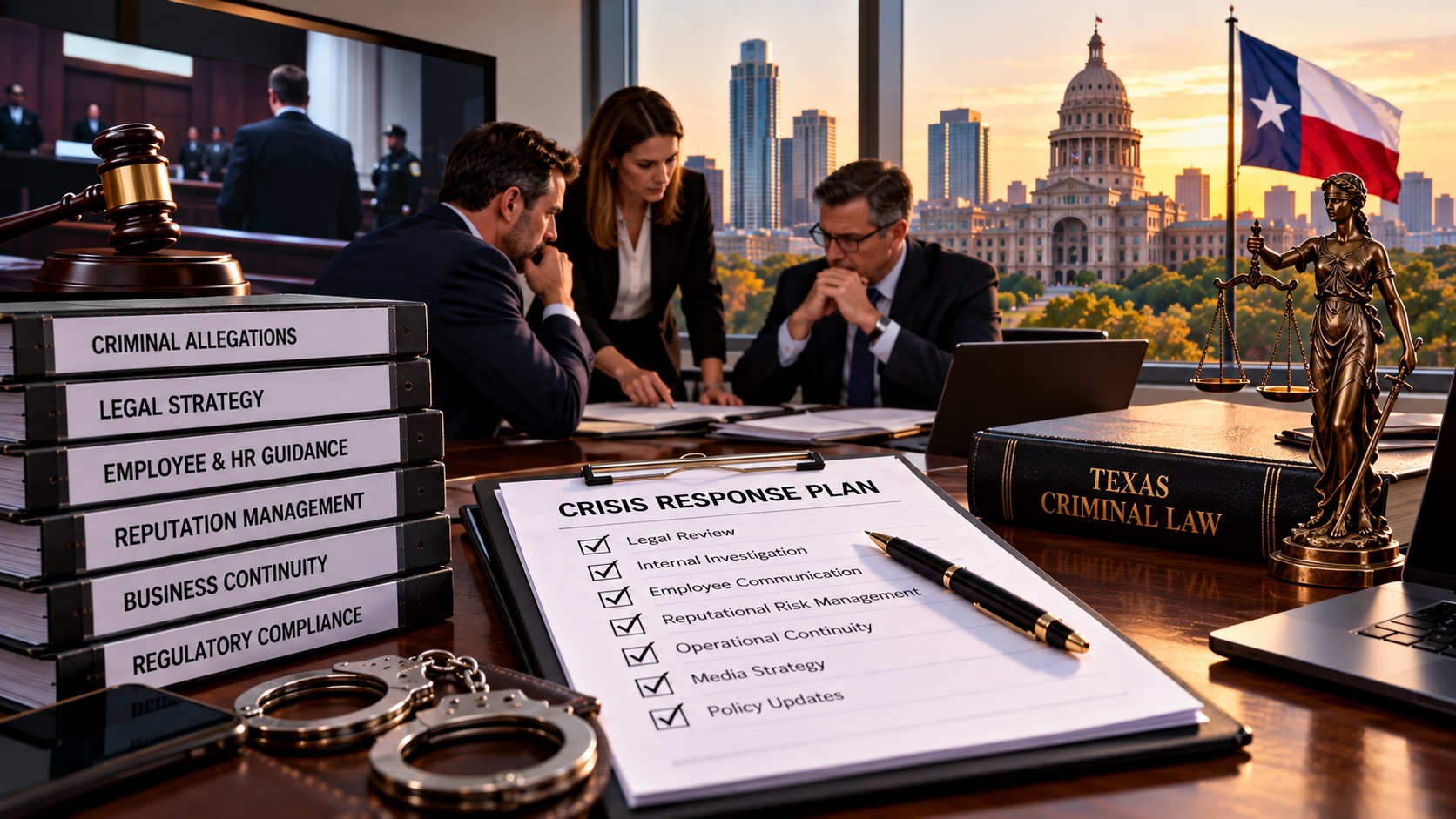 Article Image - A Crisis Before a Verdict: How Texas Businesses Should Respond to Serious Criminal Allegations